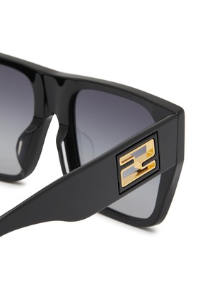 Detail View - Click To Enlarge - FENDI - Baguette Acetate Square Sunglasses
