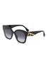 Main View - Click To Enlarge - FENDI - Fendi First Acetate Round Sunglasses
