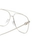 Detail View - Click To Enlarge - FENDI - Baguette Metal Square Optical Glasses