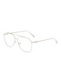 Main View - Click To Enlarge - FENDI - Baguette Metal Square Optical Glasses
