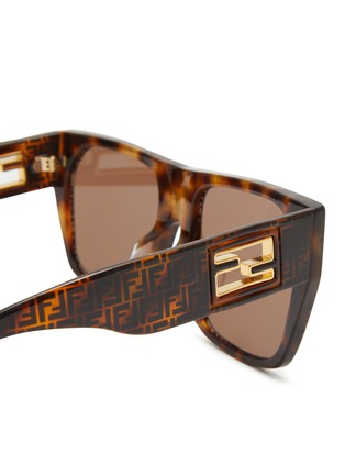 Detail View - Click To Enlarge - FENDI - Acetate Square Sunglasses