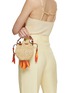 Front View - Click To Enlarge - ANYA HINDMARCH - Goldfish Raffia Crossbody Bag