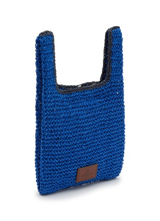 Detail View - Click To Enlarge - ANYA HINDMARCH - Mini Frosties Raffia Tote Bag