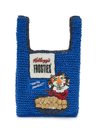 Main View - Click To Enlarge - ANYA HINDMARCH - Mini Frosties Raffia Tote Bag