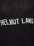  - HELMUT LANG - Crushed Logo Intarsia T-Shirt