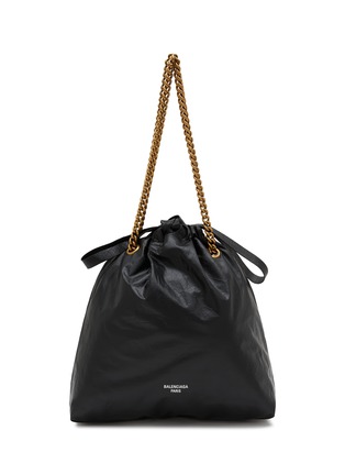Main View - Click To Enlarge - BALENCIAGA - Medium Crush Leather Tote Bag