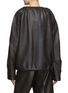 Back View - Click To Enlarge - HELMUT LANG - Ruched Leather Jacket