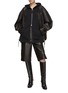 Figure View - Click To Enlarge - HELMUT LANG - Ruched Leather Jacket