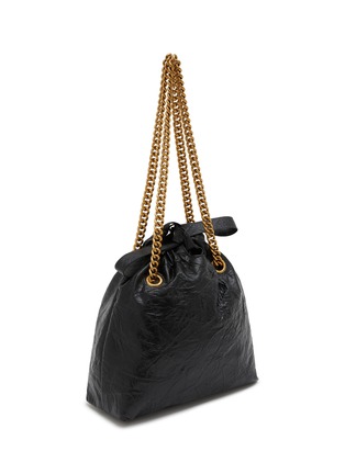 Detail View - Click To Enlarge - BALENCIAGA - Small Crush Leather Tote Bag