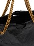 Detail View - Click To Enlarge - BALENCIAGA - Small Crush Leather Tote Bag