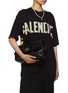 Figure View - Click To Enlarge - BALENCIAGA - Monaco Leather Clutch Bag