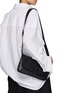 Front View - Click To Enlarge - BALENCIAGA - Medium BB Soft Leather Flap Bag