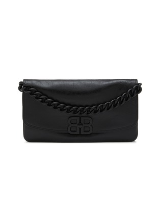 Main View - Click To Enlarge - BALENCIAGA - Medium BB Soft Leather Flap Bag