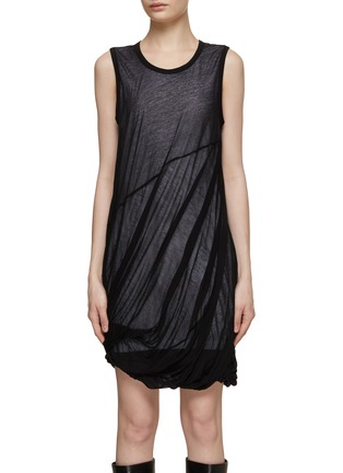 Main View - Click To Enlarge - HELMUT LANG - Jersey Knit Bubble Dress