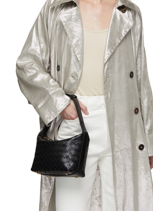 Figure View - Click To Enlarge - BOTTEGA VENETA - Mini Wallace Intrecciato Leather Bag