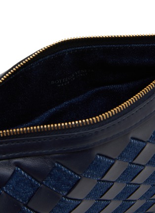 Detail View - Click To Enlarge - BOTTEGA VENETA - Sunrise Denim Leather Shoulder Bag