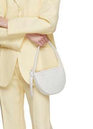 Figure View - Click To Enlarge - BOTTEGA VENETA - Mini Leather Sunrise Top Handle Bag