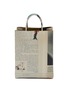 Main View - Click To Enlarge - BOTTEGA VENETA - Small Newspaper Printed Leather Tote Bag