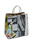 Detail View - Click To Enlarge - BOTTEGA VENETA - Medium Newspaper Printed Leather Tote Bag