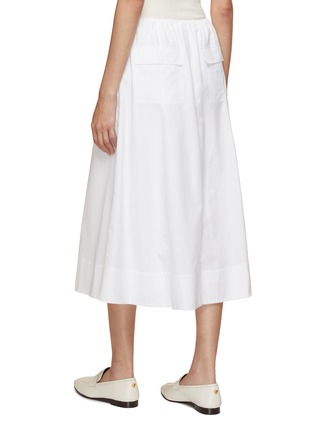 Back View - Click To Enlarge - VINCE - Gathered Cotton Utility Skirt