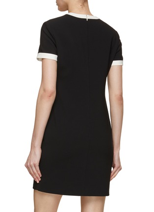 Back View - Click To Enlarge - THEORY - Mini Tunic Bicolour Dress