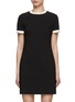 Main View - Click To Enlarge - THEORY - Mini Tunic Bicolour Dress