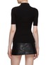 Back View - Click To Enlarge - THEORY - Rib Knit Polo Top