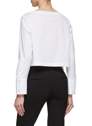 Back View - Click To Enlarge - THEORY - Boat Neck Shirt