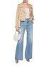 Figure View - Click To Enlarge - GOOD AMERICAN - Chino Cropped Trench Coat