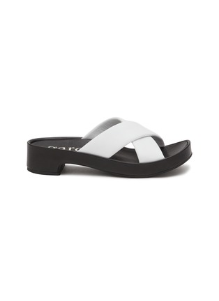 Main View - Click To Enlarge - PEDRO GARCIA  - Lexia 40 Cross Band Leather Sandals