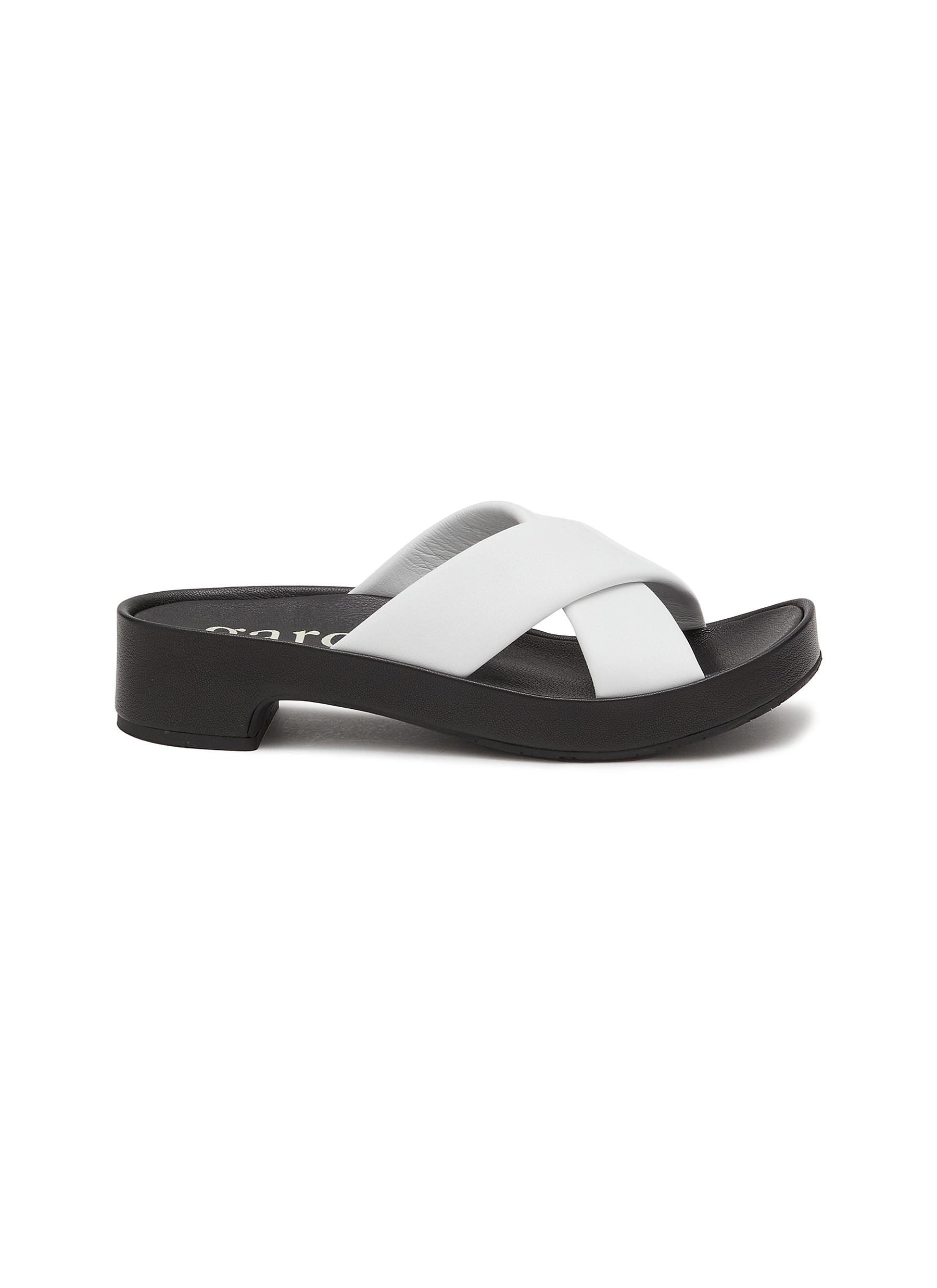 Lexia 40 Cross Band Leather Sandals