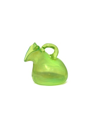 Main View - Click To Enlarge - COMPLETEDWORKS - Thaw Medium Recycled Glass Jug — Leaf Green