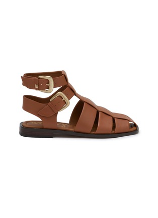 Main View - Click To Enlarge - SAM EDELMAN - Fisherman Leather Sandals