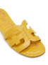 Detail View - Click To Enlarge - SAM EDELMAN - Bay Crocodile Print Slide Sandals