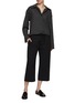 Figure View - Click To Enlarge - THE ROW - Jubin Drawstring Cotton Pants