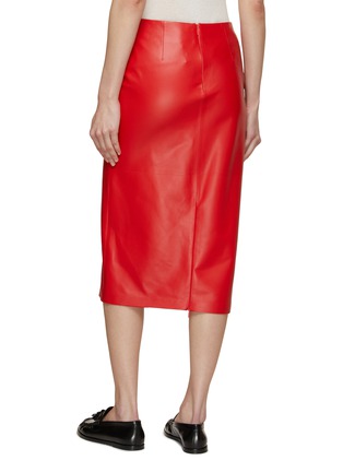 Back View - Click To Enlarge - THE ROW - Bartellette Leather Pencil Skirt