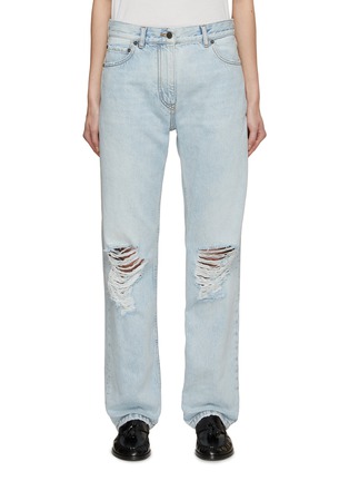Main View - Click To Enlarge - THE ROW - Burty Distressed Jeans