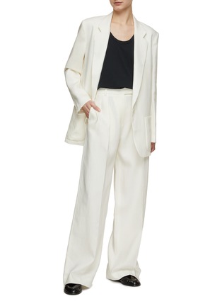 Figure View - Click To Enlarge - THE ROW - Enzo Single Breasted Linen Blazer