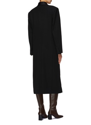 Back View - Click To Enlarge - THE ROW - Sciur Double Breasted Wool Coat