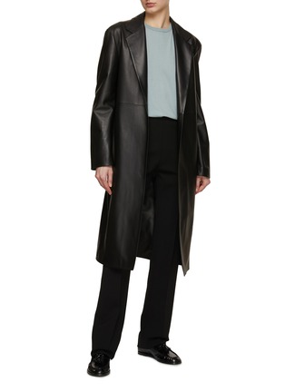 Figure View - Click To Enlarge - THE ROW - Babil Leather Coat