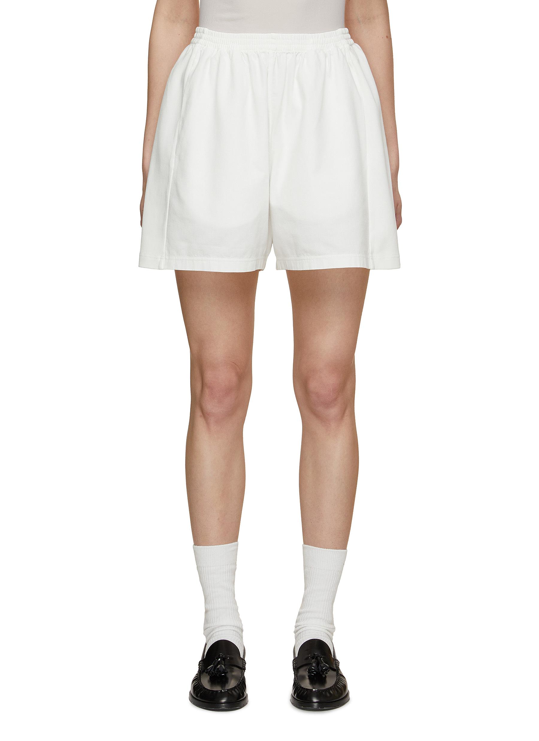 Gunty Elastic Waist Cotton Shorts