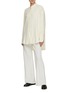 Figure View - Click To Enlarge - THE ROW - Ridla Mandarin Collar Silk Shirt