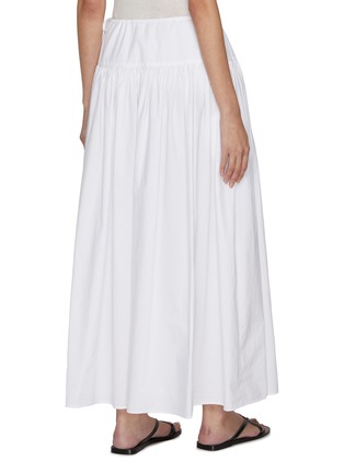 Back View - Click To Enlarge - THE ROW - Leddie Gathered Cotton Poplin Skirt