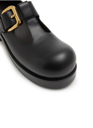 Detail View - Click To Enlarge - BOTTEGA VENETA - Helium Brushed Leather Mary-Jane