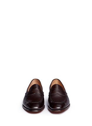 Front View - Click To Enlarge - FOSTER & SON - 'Manet' leather penny loafers