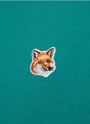  - MAISON KITSUNÉ - Fox Head Patch Cotton T-Shirt