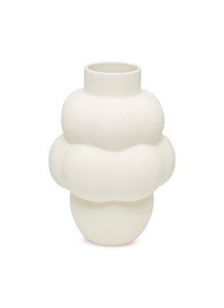 Main View - Click To Enlarge - LOUISE ROE - Balloon Vase 04 — Raw White