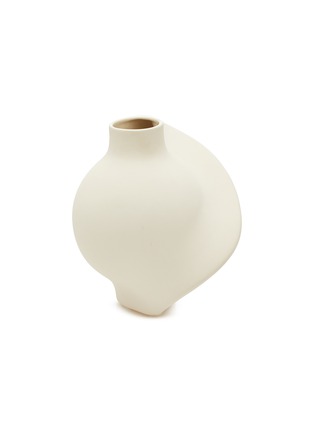 Main View - Click To Enlarge - LOUISE ROE - Pirout Vase 01 — Raw White