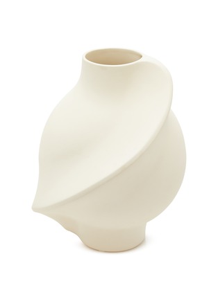  - LOUISE ROE - Pirout Vase 02 — Raw White