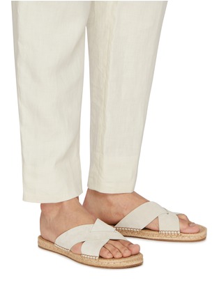 ERMENEGILDO ZEGNA | Panarea Suede Espadrilles Sandals